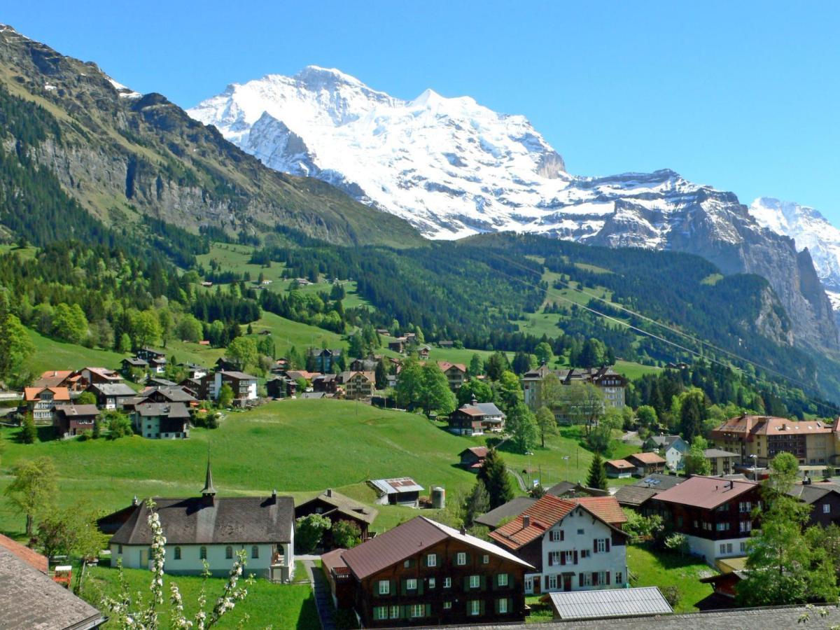 Apartment Panoramapark Soleil Haus D Apt 3 By Interhome Wengen Exteriér fotografie